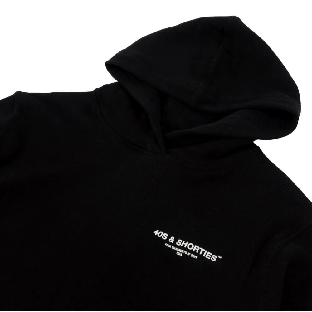 40'S AND SHORTIES CORE HOODIE -BLACK