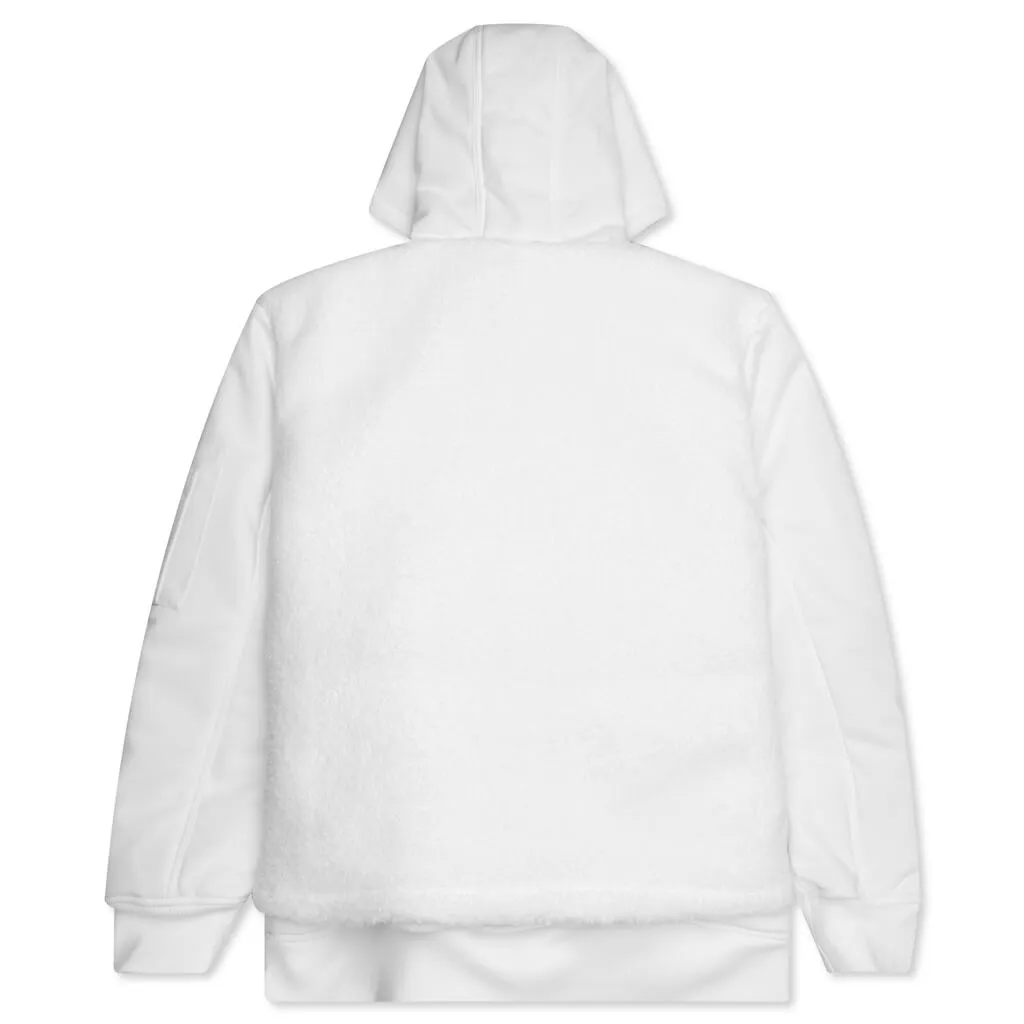 Adidas Originals x Ivy Park Sherpa Layered Jacket - Core White