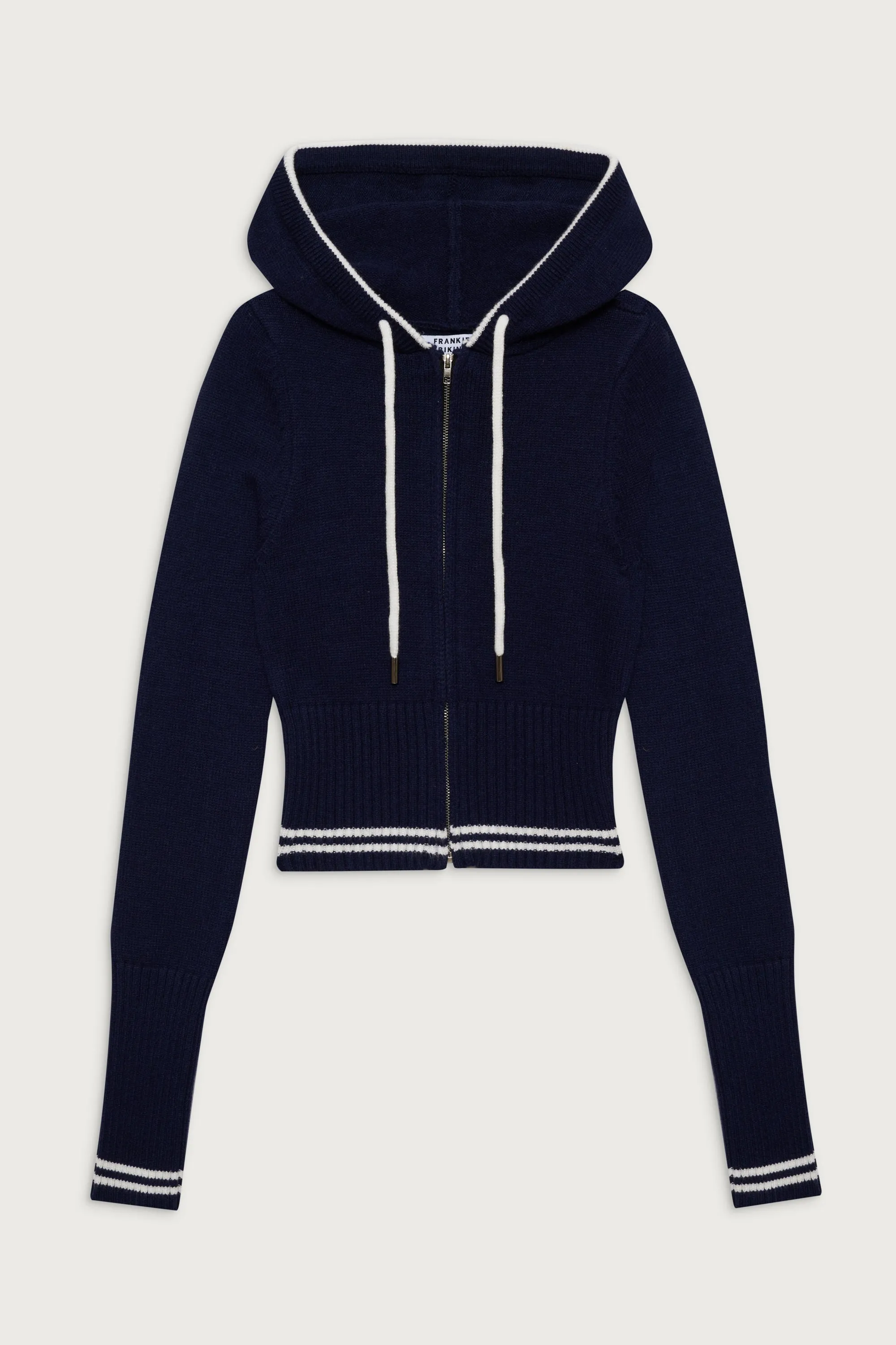 Aimee Cloud Knit Zip Up Hoodie - Starlight