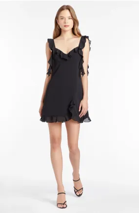 Amanda Uprichard SONNET MINI DRESS black