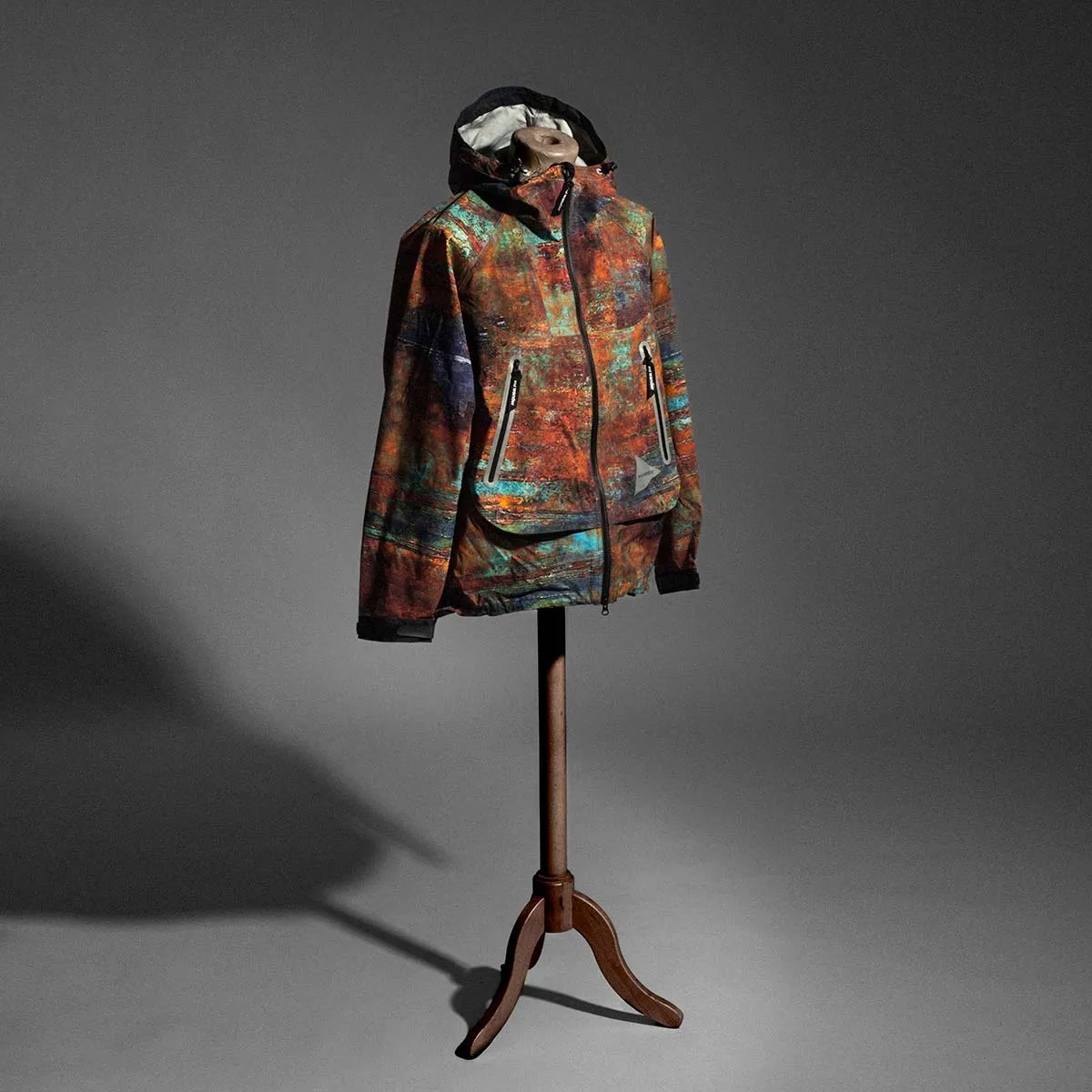 And Wander Pertex Printed Rain Jacket