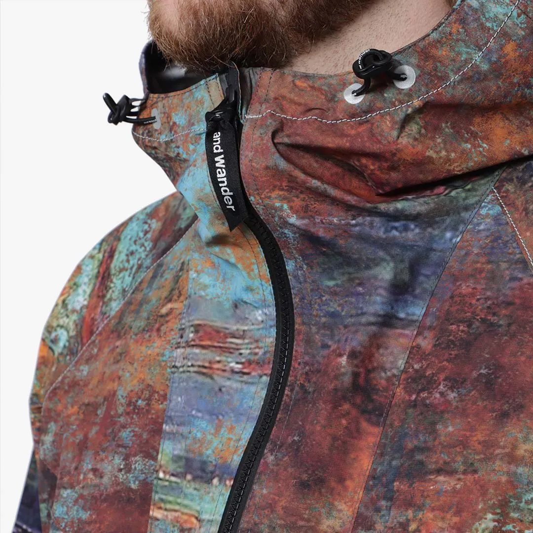 And Wander Pertex Printed Rain Jacket