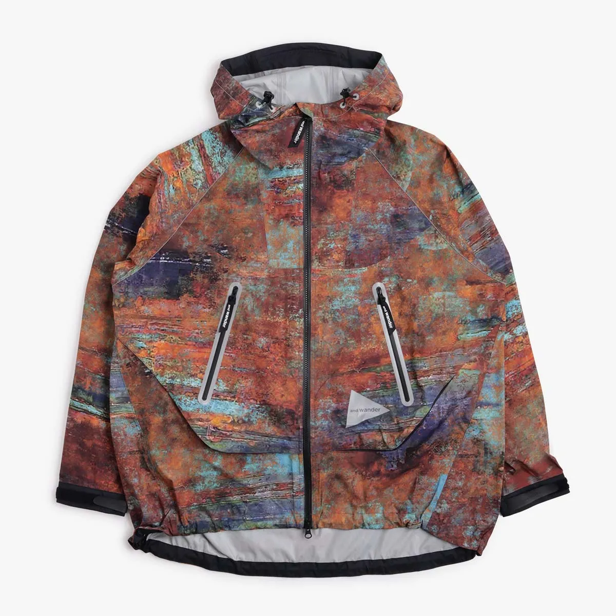 And Wander Pertex Printed Rain Jacket