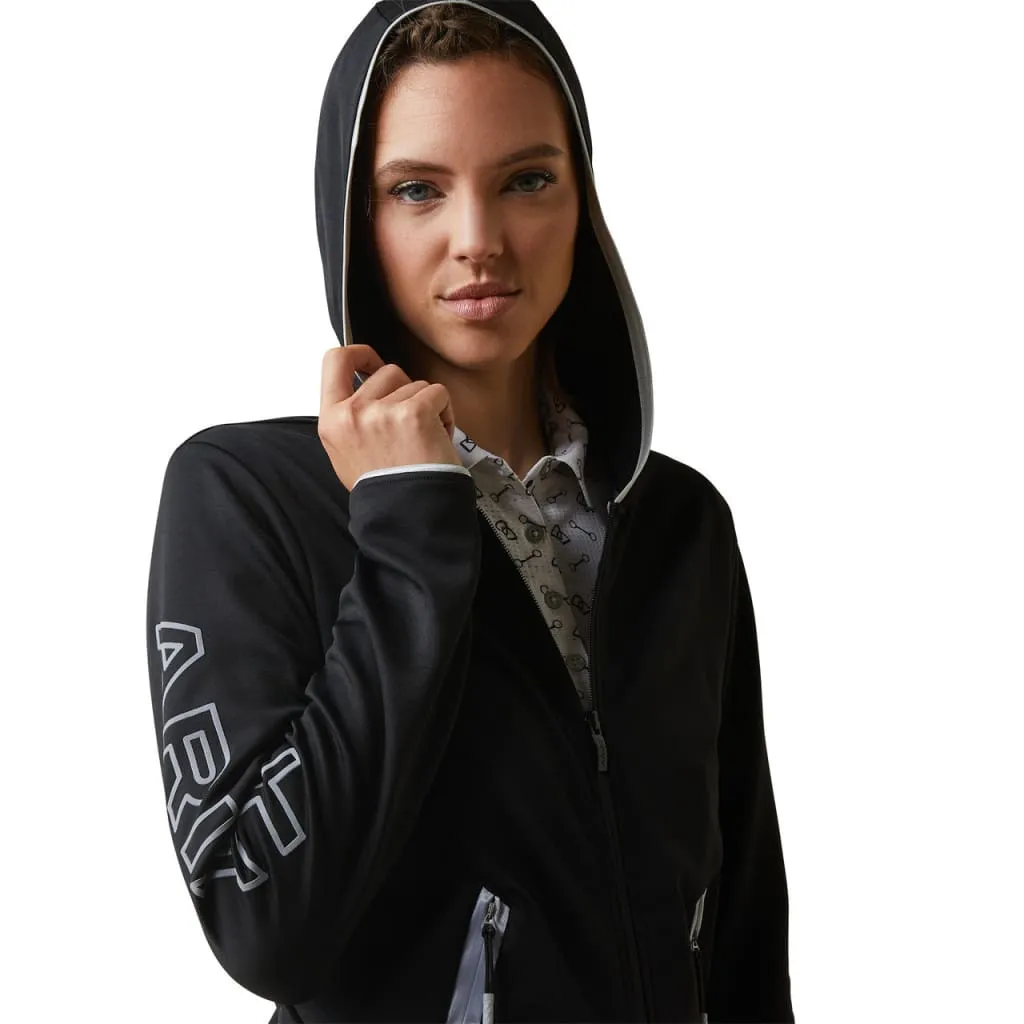 Ariat Ladies Byron Full Zip Sweatshirt Black