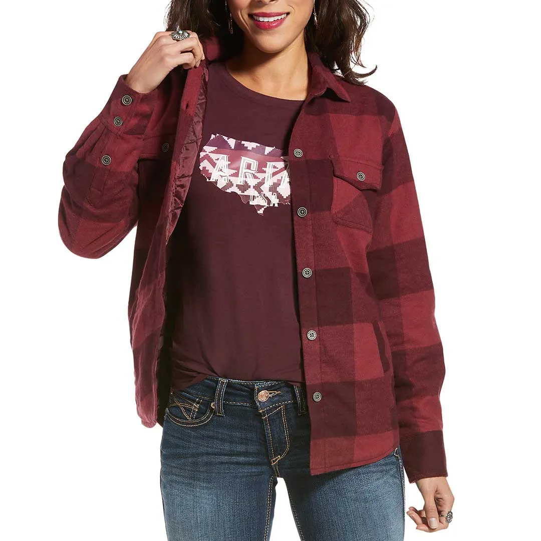 Ariat Women's Shacket Buffalo Plaid Shirt Jacket