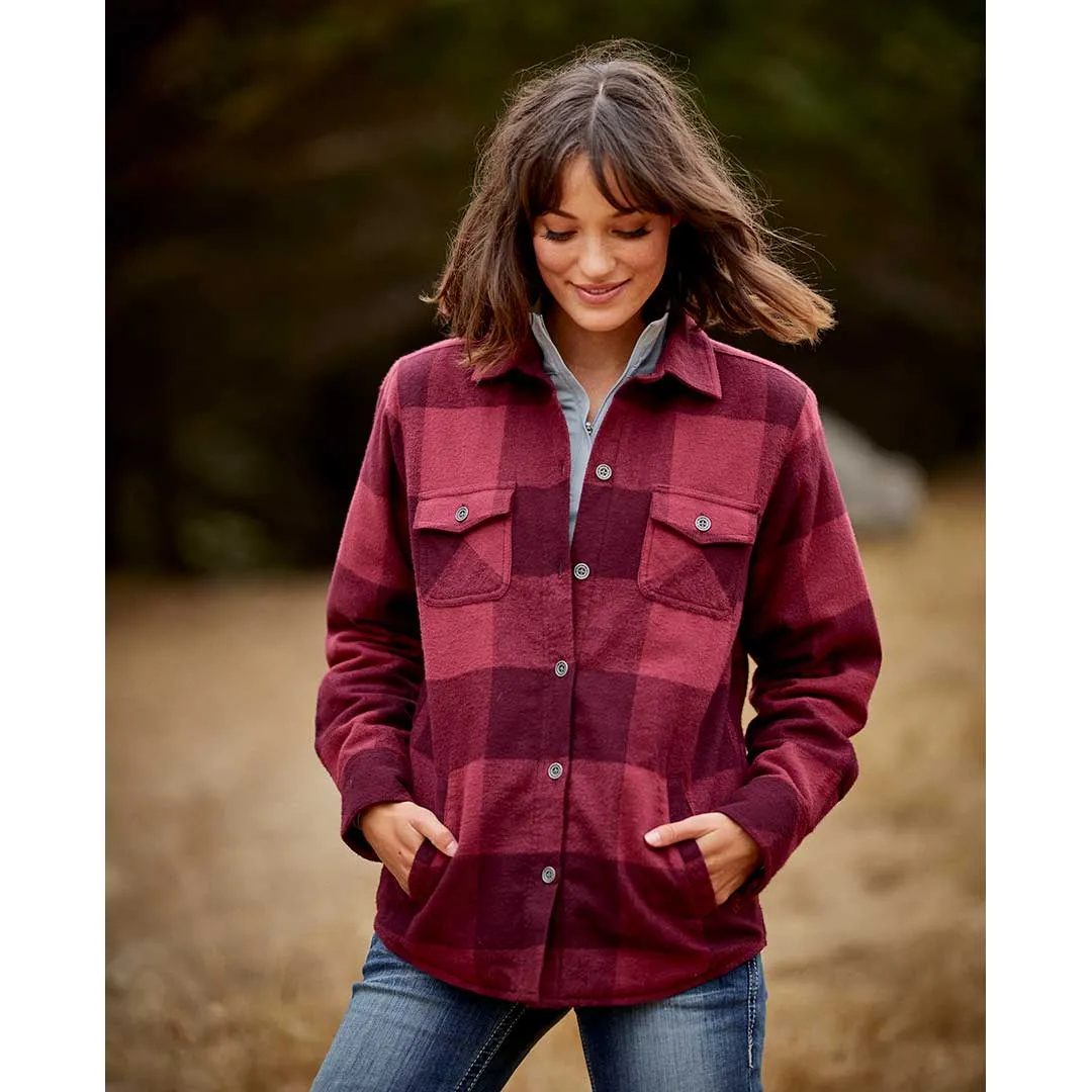 Ariat Women's Shacket Buffalo Plaid Shirt Jacket