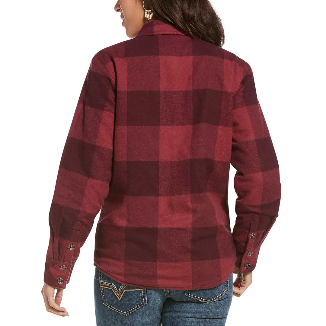 Ariat Women's Shacket Buffalo Plaid Shirt Jacket