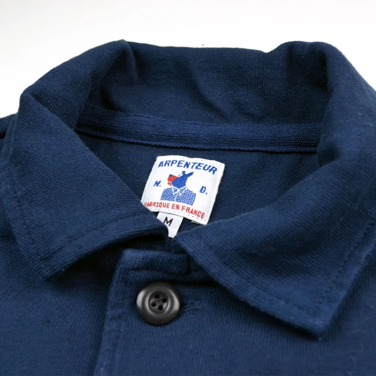 Arpenteur - Tricot Jersey Jacket - Navy Plain