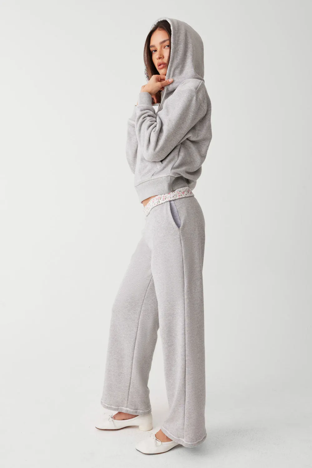 Avalon Sweat Pant - Heather Grey / Baby Blanket