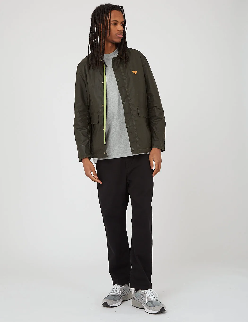 Barbour Beacon Broad Wax Jacket - Archive Olive