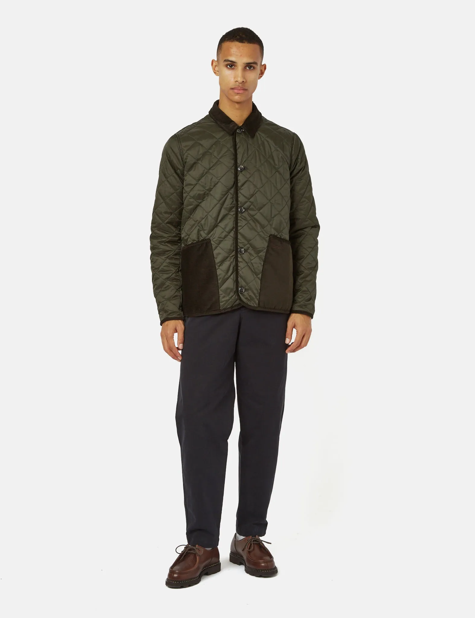 Barbour Hoxton Liddesdale Quilt Jacket - Sage Green