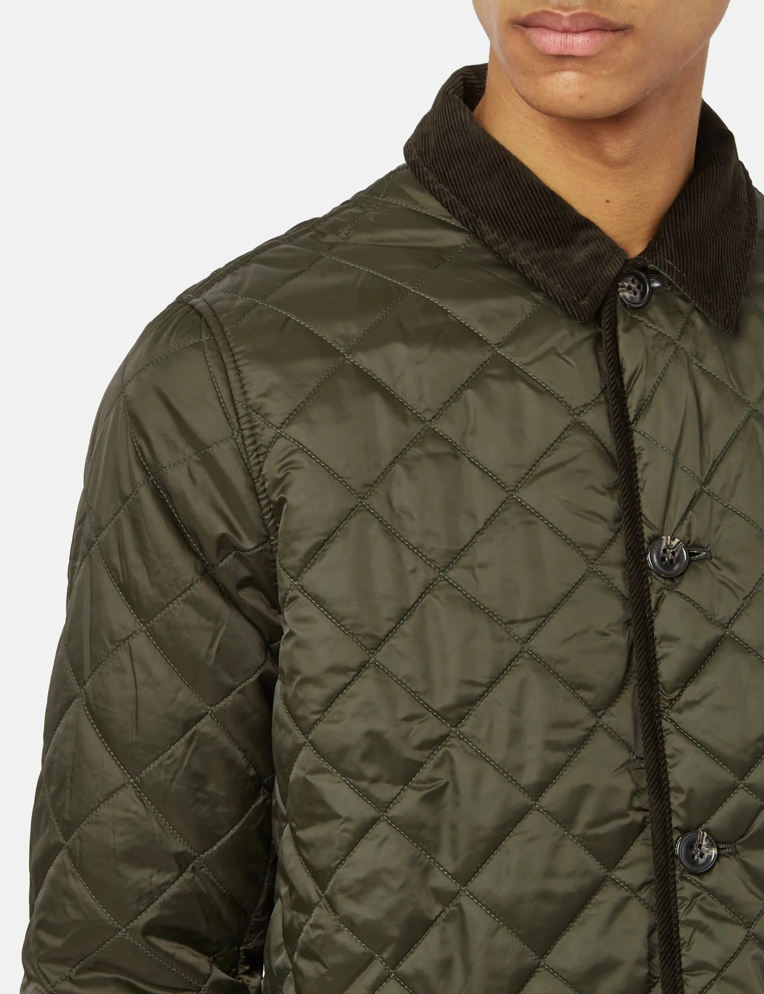 Barbour Hoxton Liddesdale Quilt Jacket - Sage Green