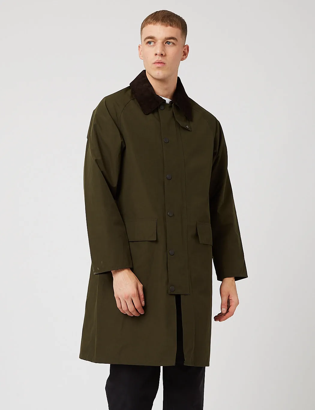 Barbour Waterproof Slim Burghley Jacket - Sage Green