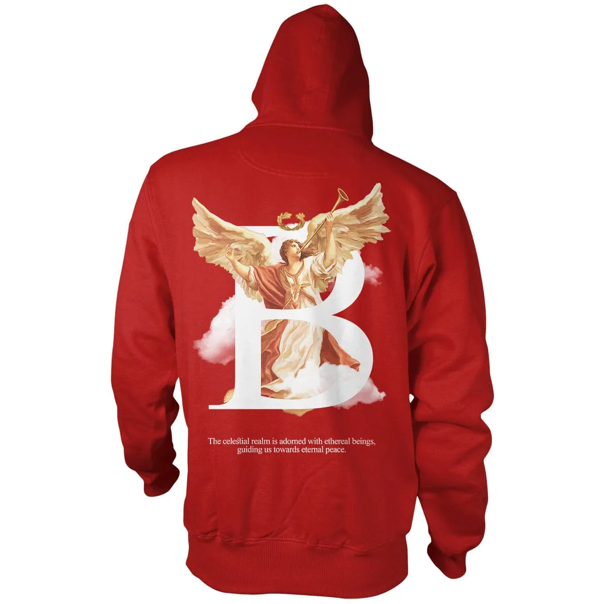 Be of God - Red Zipper Hoodie Sweatshirt