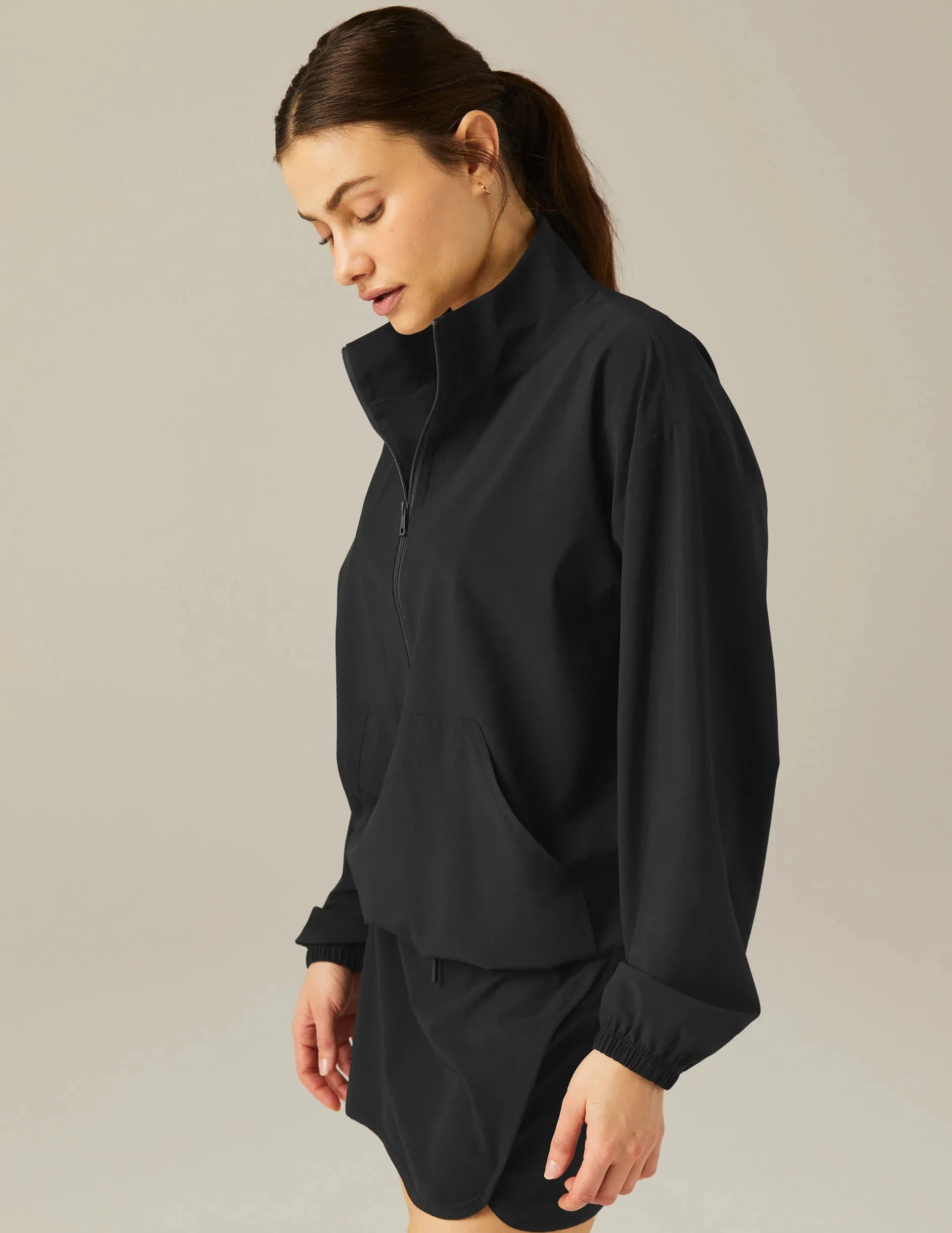 Beyond Yoga In Stride Half Zip Pullover