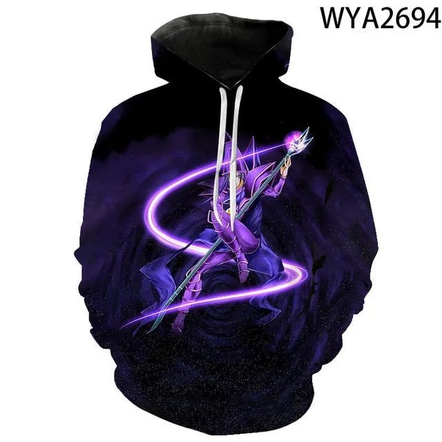 Board Game Yu Gi Oh Hoodie Sweatshirt For Boy Girl Children Hoodies Costume Teens Sport Clothes Hip-Hop Clothing Harajuku Tops