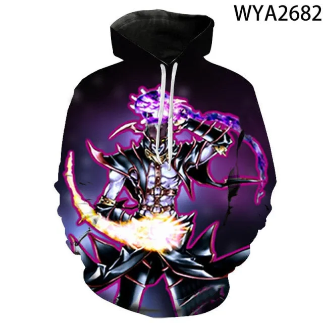 Board Game Yu Gi Oh Hoodie Sweatshirt For Boy Girl Children Hoodies Costume Teens Sport Clothes Hip-Hop Clothing Harajuku Tops