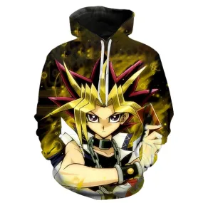 Board Game Yu Gi Oh Hoodie Sweatshirt For Boy Girl Children Hoodies Costume Teens Sport Clothes Hip-Hop Clothing Harajuku Tops