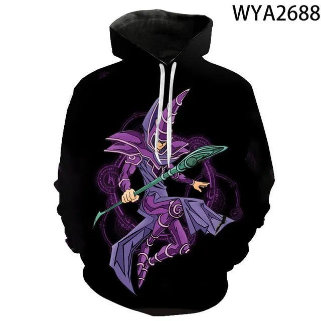 Board Game Yu Gi Oh Hoodie Sweatshirt For Boy Girl Children Hoodies Costume Teens Sport Clothes Hip-Hop Clothing Harajuku Tops