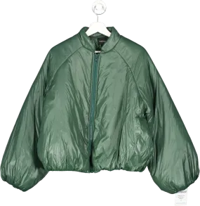 boohoo Green Oversized Bomber Jacket UK 10