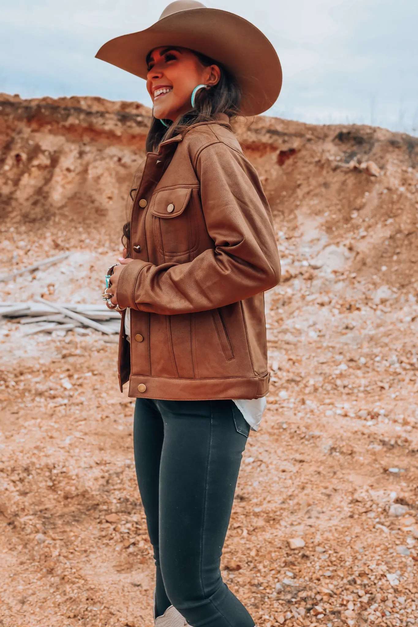 Camel Suede Jacket