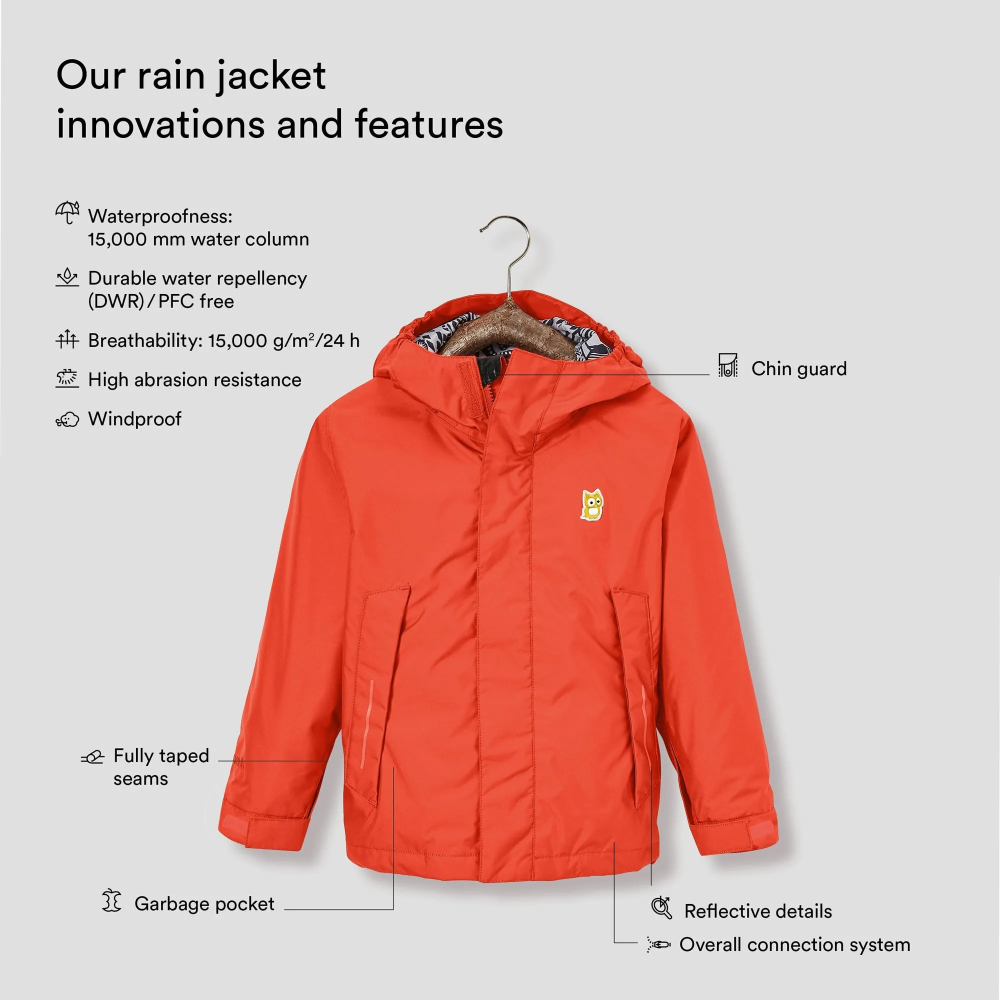 Chip rain jacket