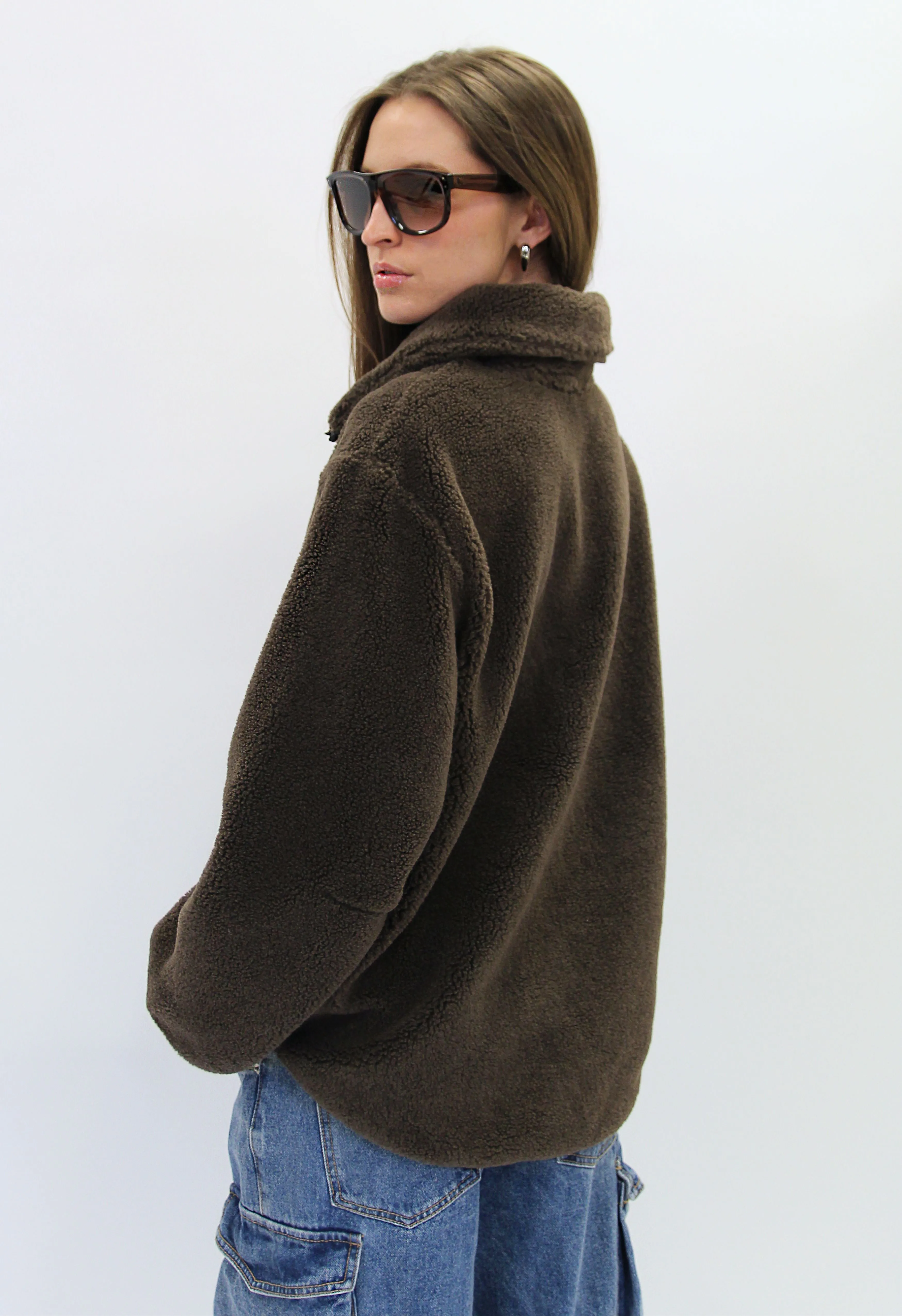 Chocolate Fleece Pullover