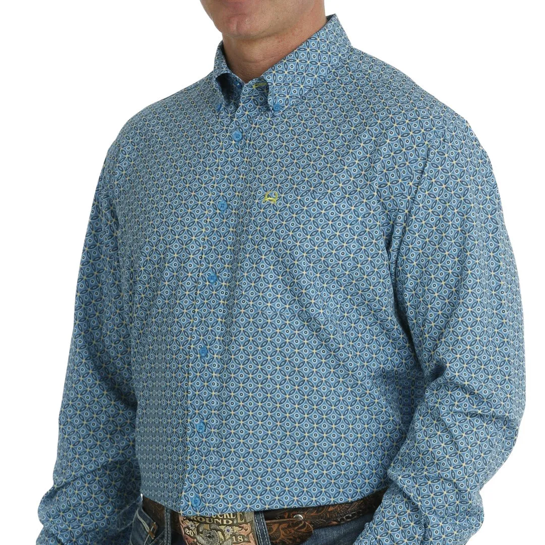 Cinch Men's ArenaFlex Geo Print Button-Down Shirt