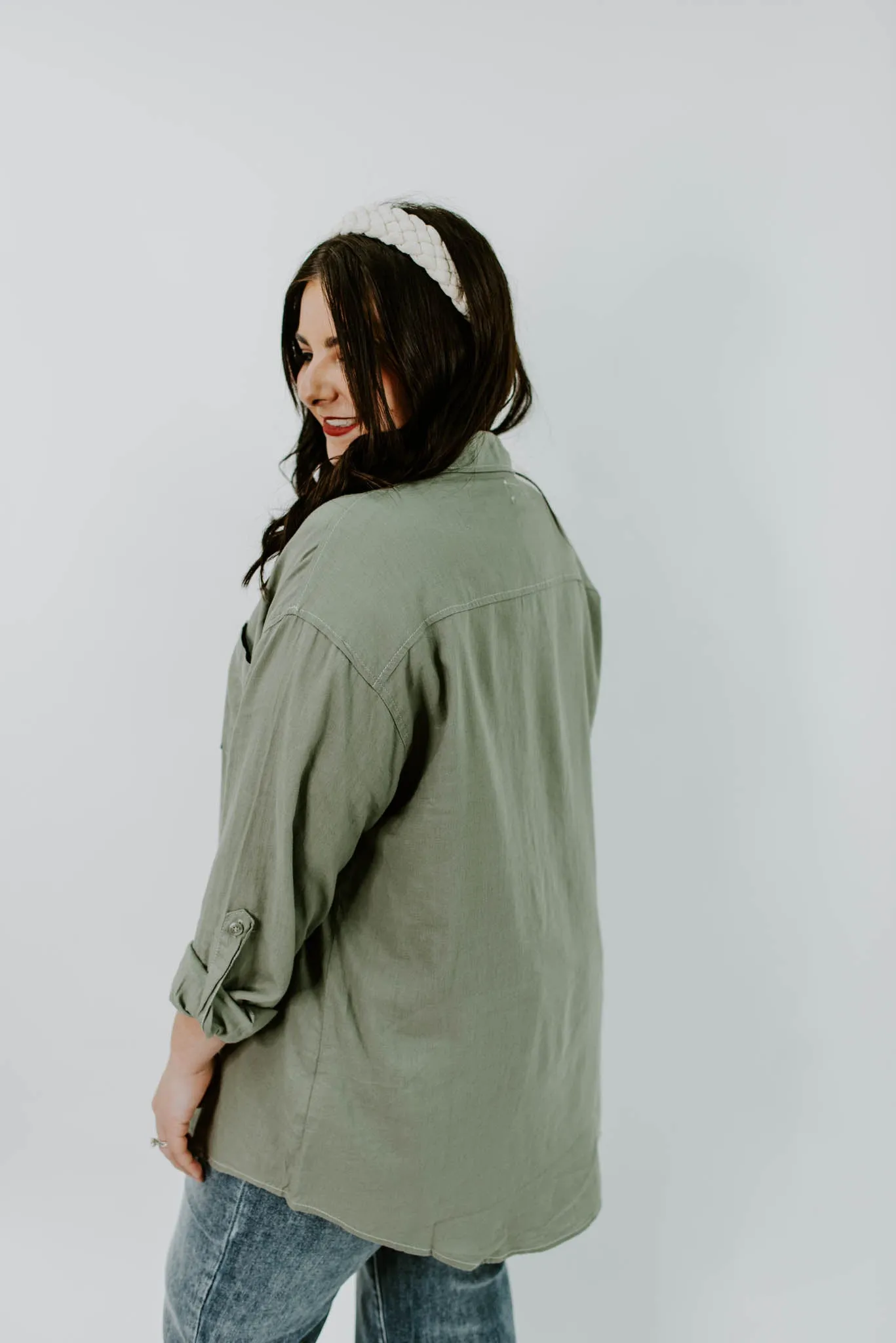 Clara Button Down Linen Shirt