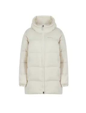 Columbia Womens Puffect Hooded Mid Puffer Jacket Chalk