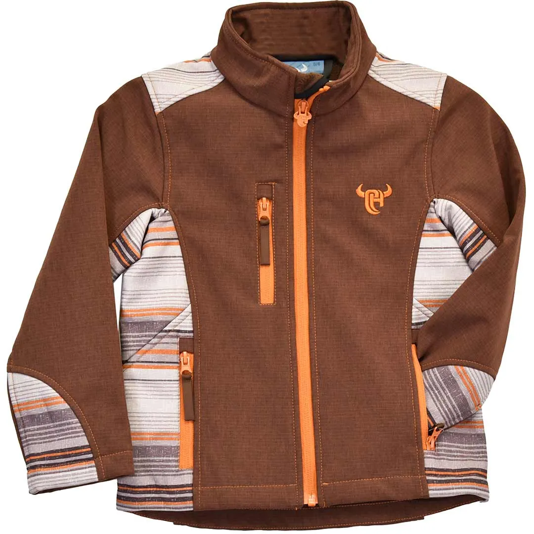 Cowboy Hardware Boys' Serape Stripe Softshell Jacket