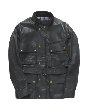 Deus x Addict Oiled Lined Jacket - Black