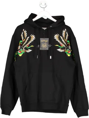 Ed Hardy Black Snake Eagle Flight Cotton Hoodie UK L