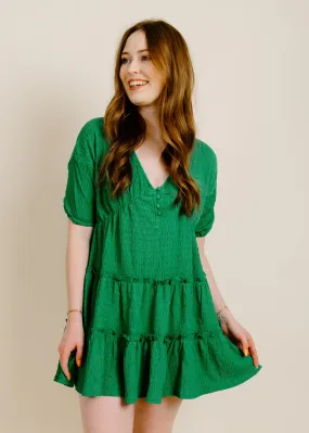 Eleanor Emerald Mini Dress