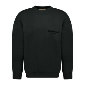 FEAR OF GOD ESSENTIALS ESSENTIALS CREW NECK SWEATSHIRT BLACK