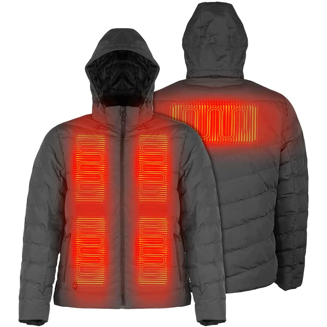 Fieldsheer Apparel Men's Crest Down Heated Jacket