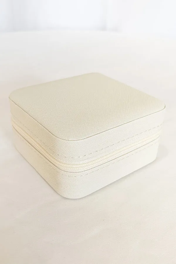 For Keeps Cream Jewelry Box