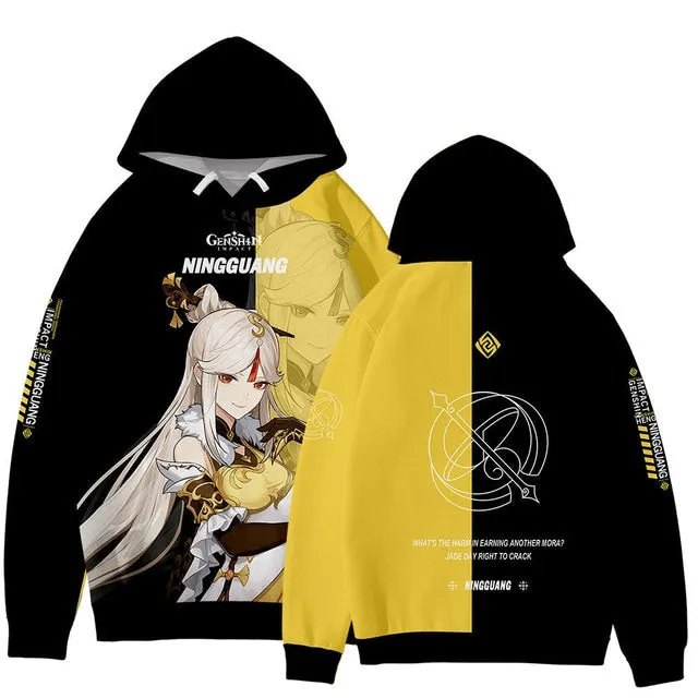 Game Genshin Impact Hoodies Men Women's Sweatshirt Boys Clothing Anime 3D Hoody Sexy Girl Klee XIAO Mens Hoodie kids Pullovers