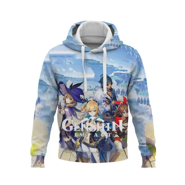 Game Genshin Impact Hoodies Men Women's Sweatshirt Boys Clothing Anime 3D Hoody Sexy Girl Klee XIAO Mens Hoodie kids Pullovers