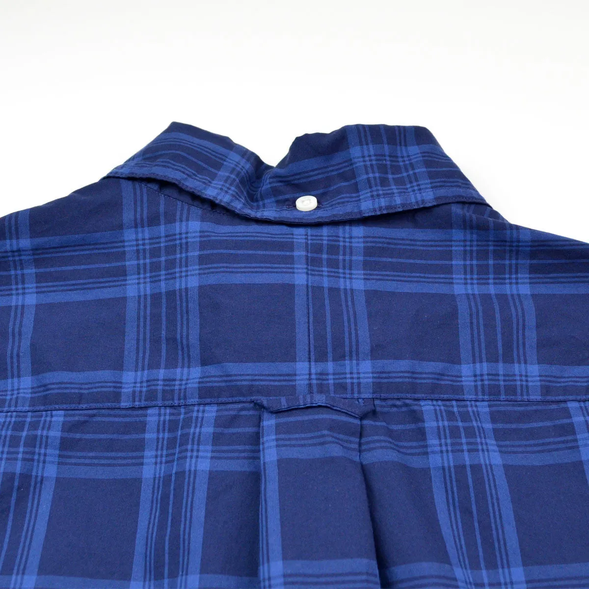 Gitman Vintage - Check Shirt - Blue On Blue Indigo