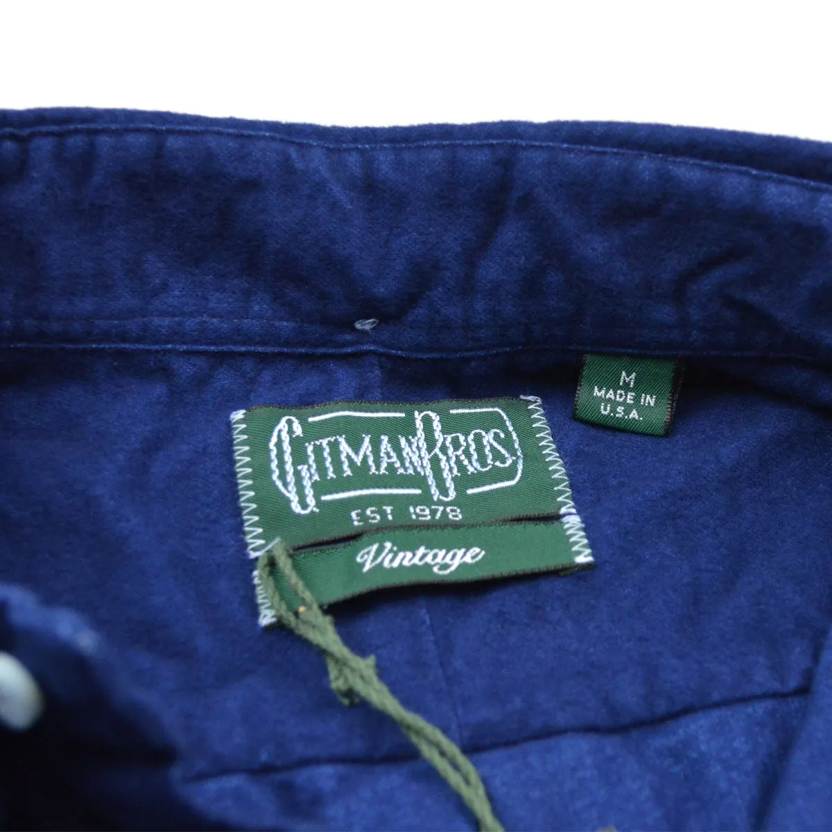 Gitman Vintage - Japanese Flannel Shirt - Indigo