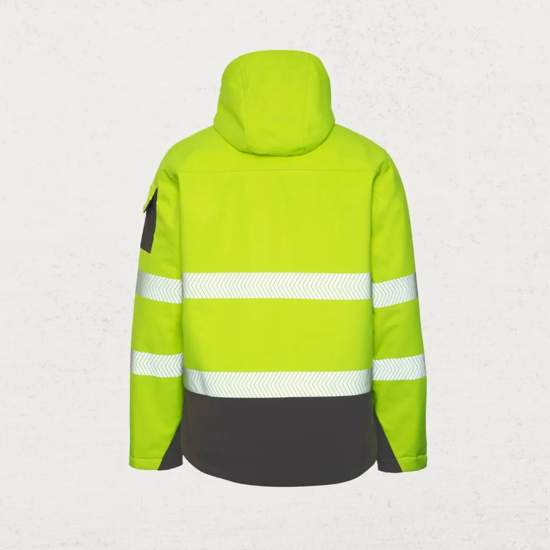 Hi Vis Jones Softshell Jacket with Plush Pile Liner