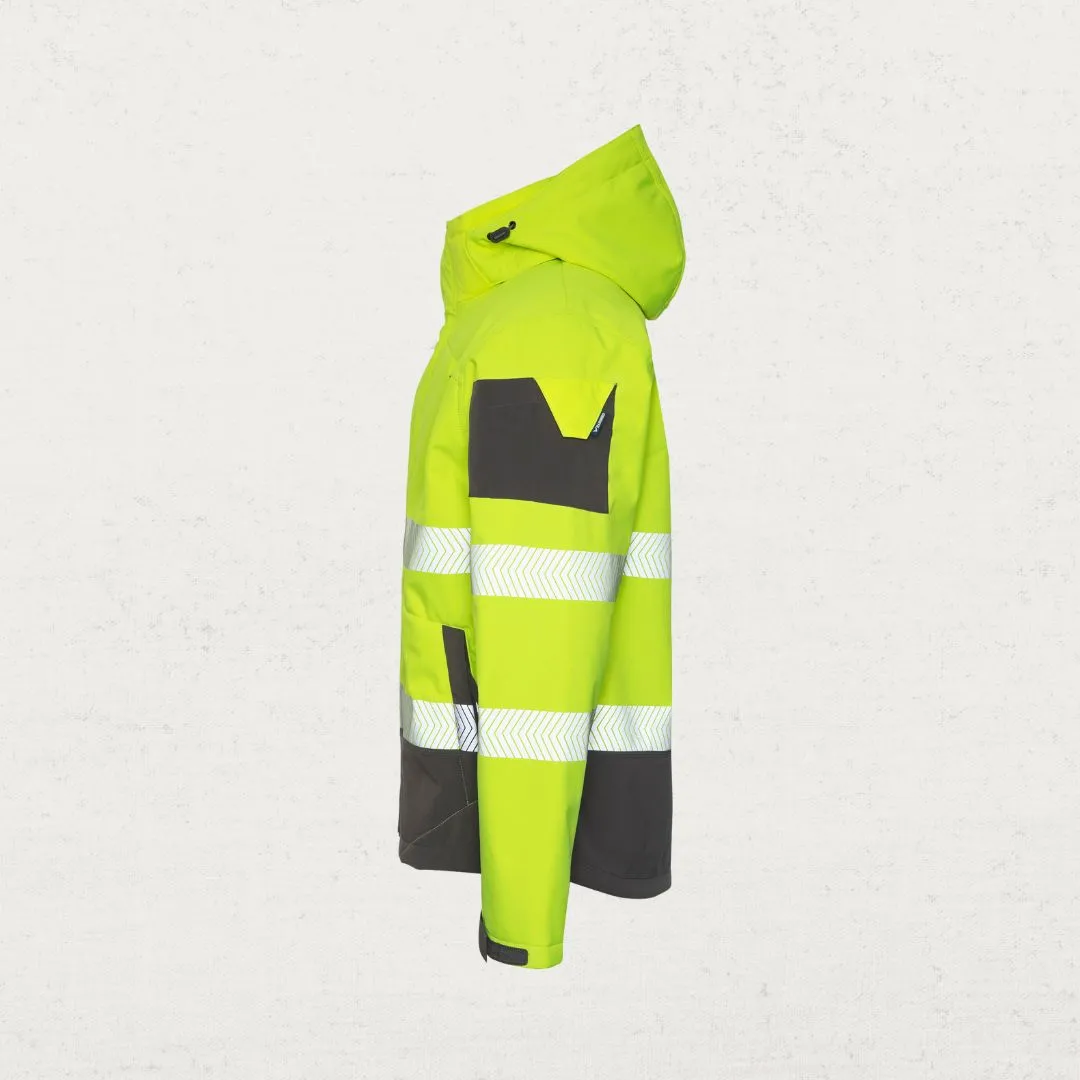 Hi Vis Jones Softshell Jacket with Plush Pile Liner