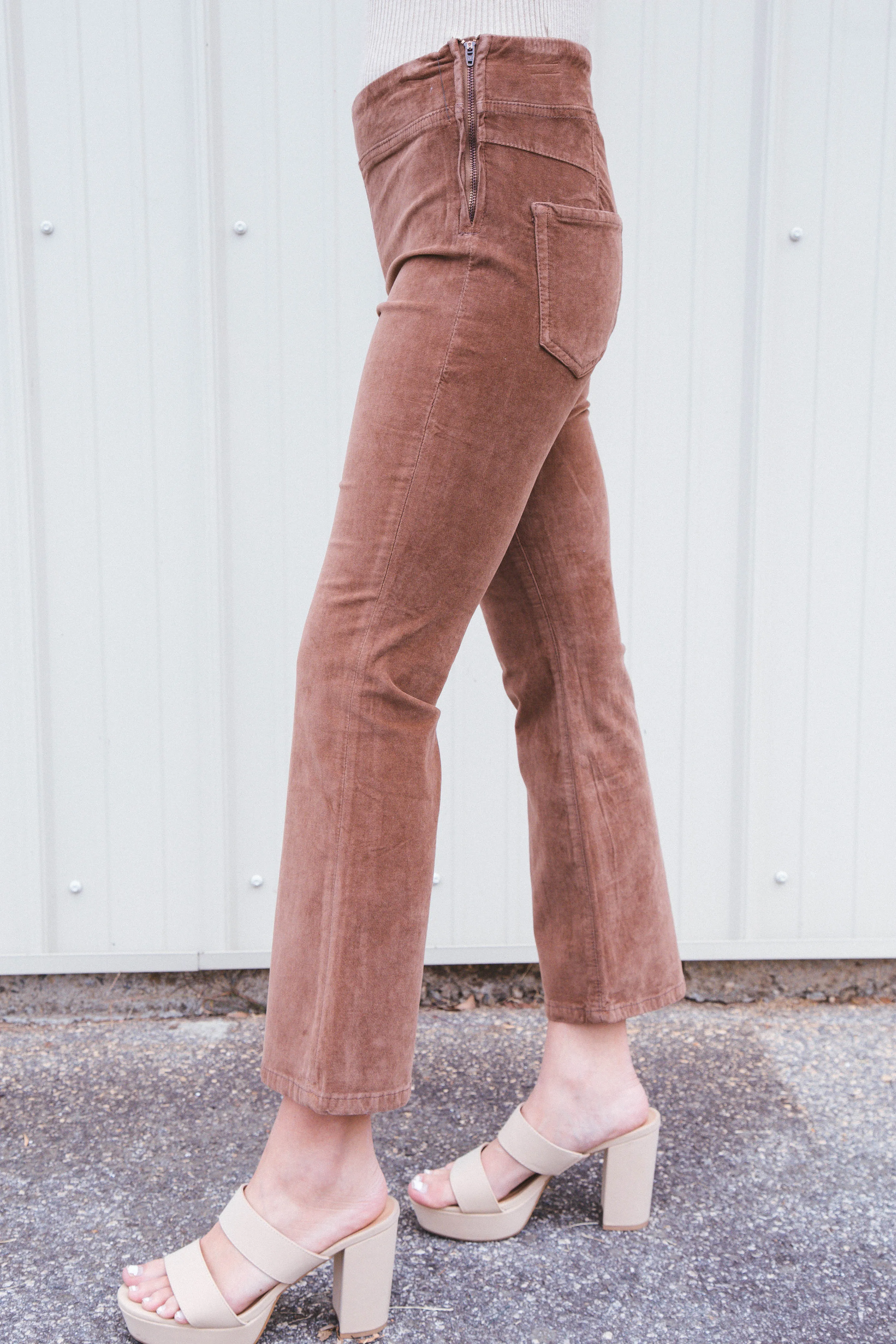 In My Feelings Boot Cut Pants, Chocolate | Free People