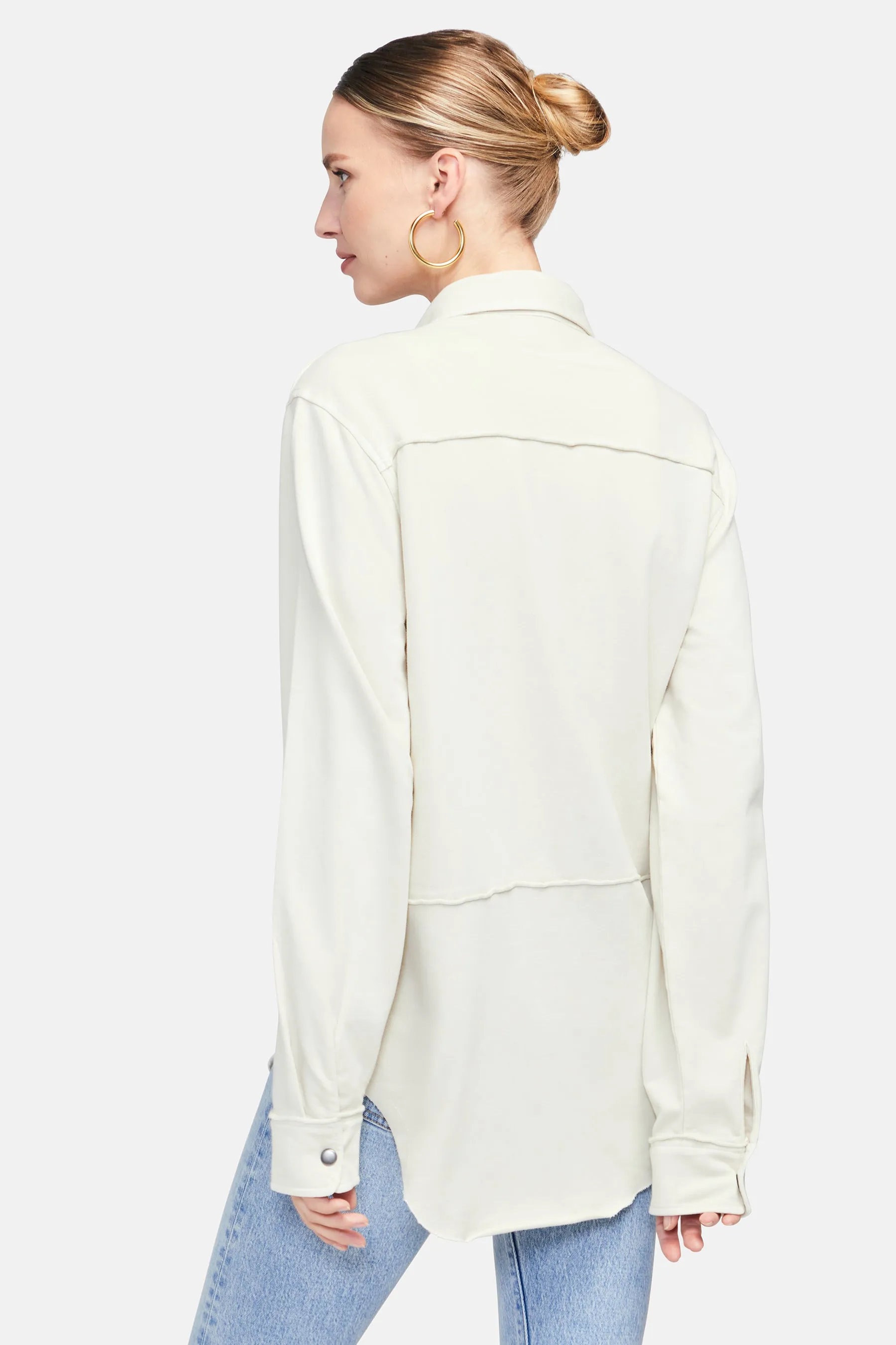 Joan Shirt Jacket | Pigment Rainy Day