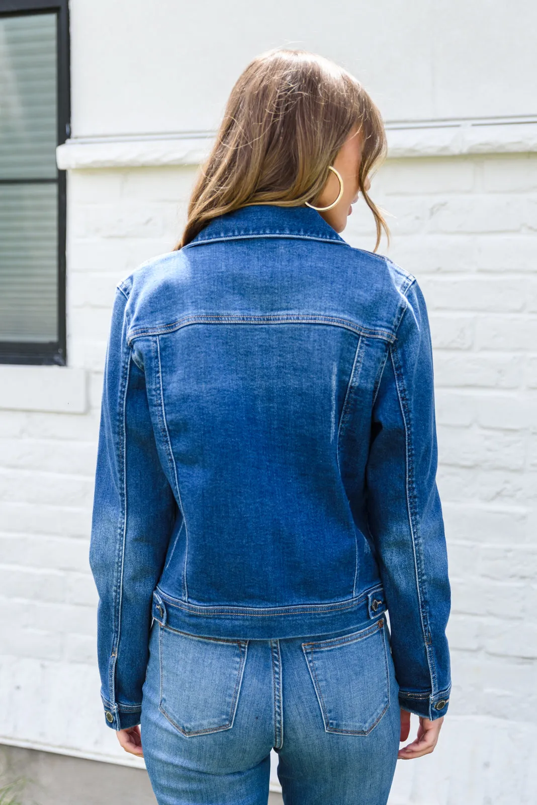 Joie Medium Wash Risen Denim Jacket