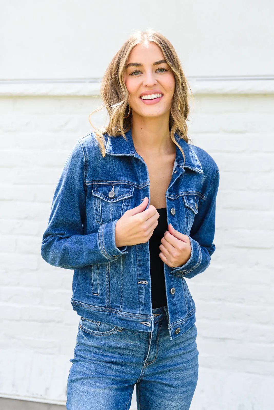 Joie Medium Wash Risen Denim Jacket