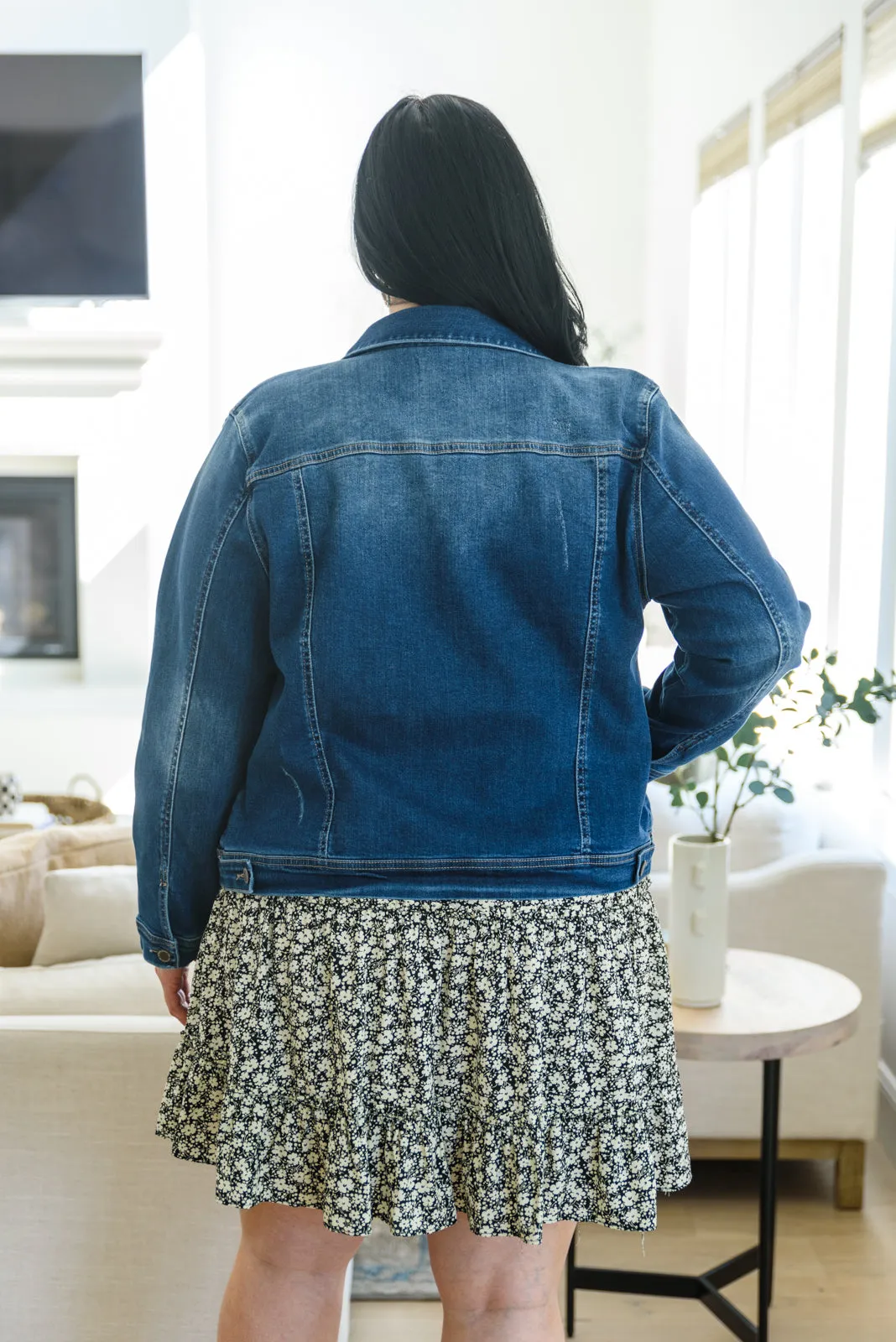 Joie Medium Wash Risen Denim Jacket