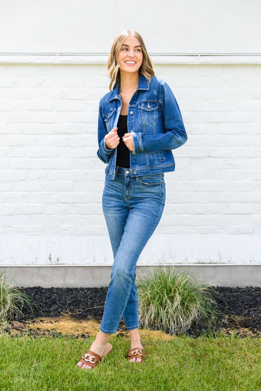 Joie Medium Wash Risen Denim Jacket