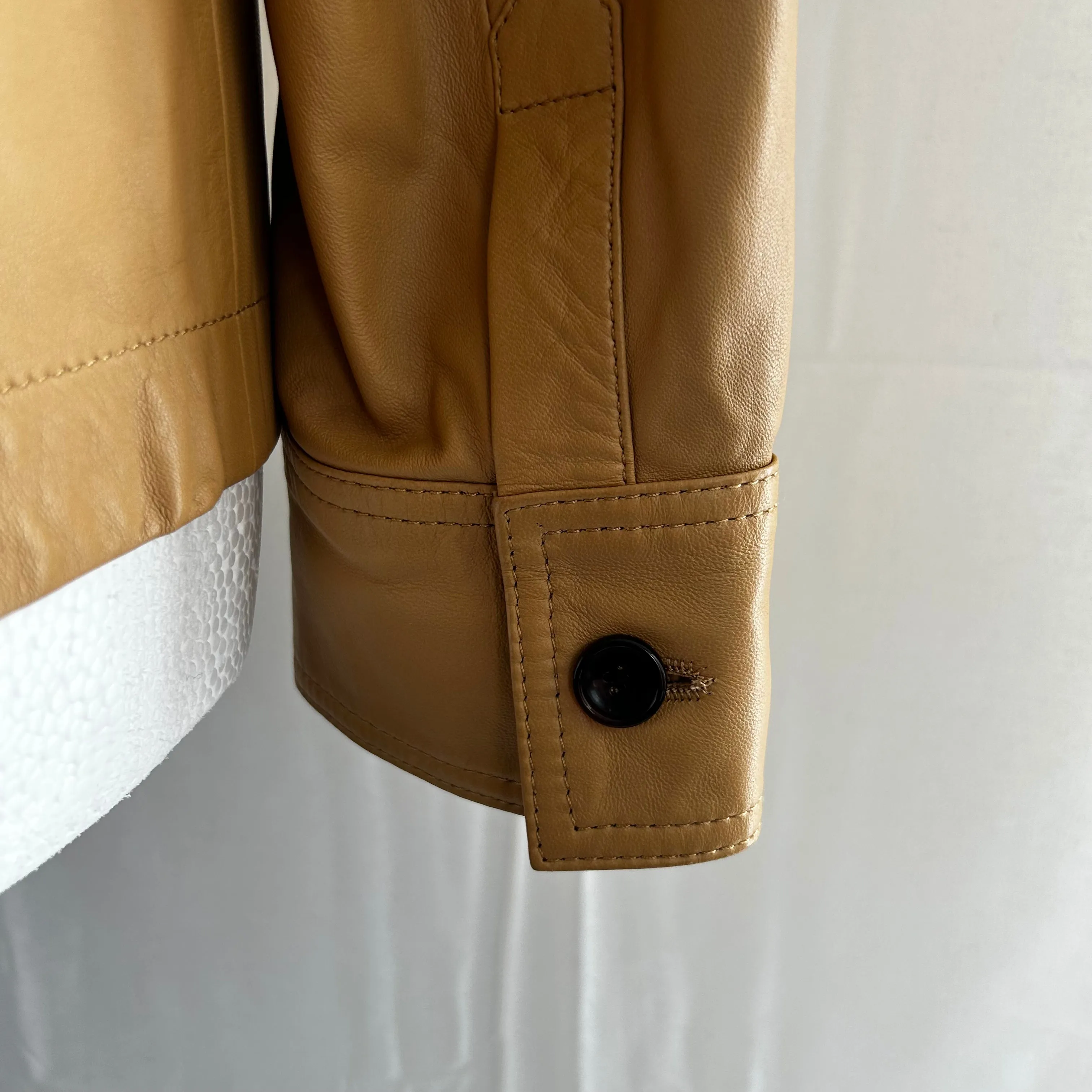 Joseph 995 Camel Leather Coen Nappa Jacket XXS/XS